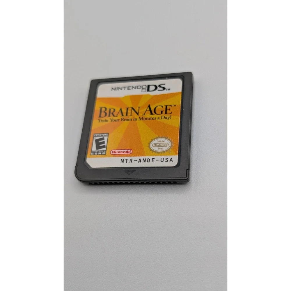 Nintendo DS Big Brain Age Based Games Mixed Lot of 5 Cartridges Only